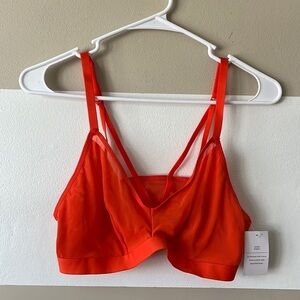 Auden Bra In Orange Size Medium